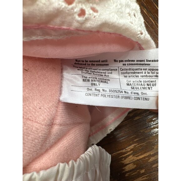 Vintage 1987 Worlds Of Wonder Baby Miss Piggy Little Boppers Plush Doll Pink Dre - Picture 16 of 16